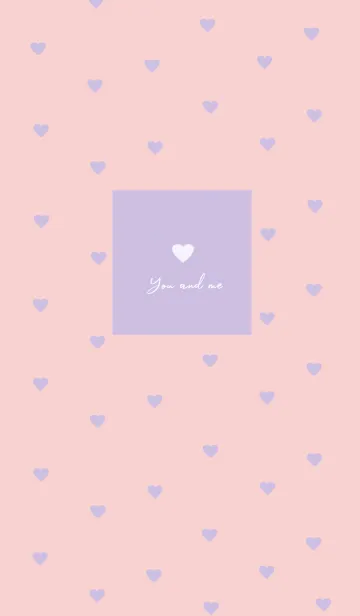[LINE着せ替え] pattern_heart (purplepink)の画像1
