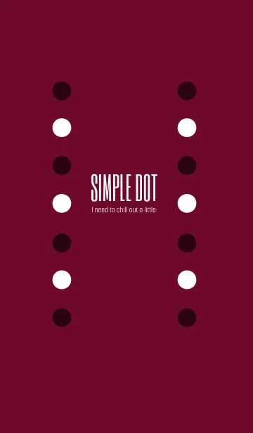 [LINE着せ替え] シンプルドット -4の画像1