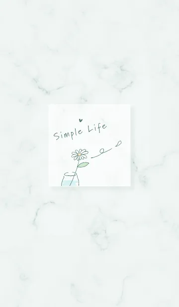 [LINE着せ替え] simple life♡bluegreen05_1の画像1