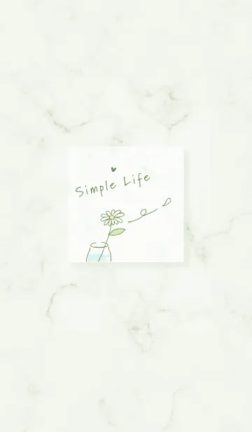 [LINE着せ替え] simple life♡pistachiogreen06_1の画像1