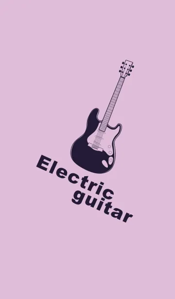 [LINE着せ替え] ELECTRIC GUITAR CLR ペールライラックの画像1