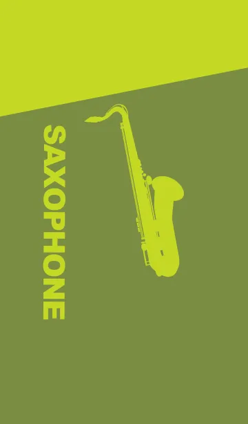 [LINE着せ替え] Saxophone CLR 草色の画像1