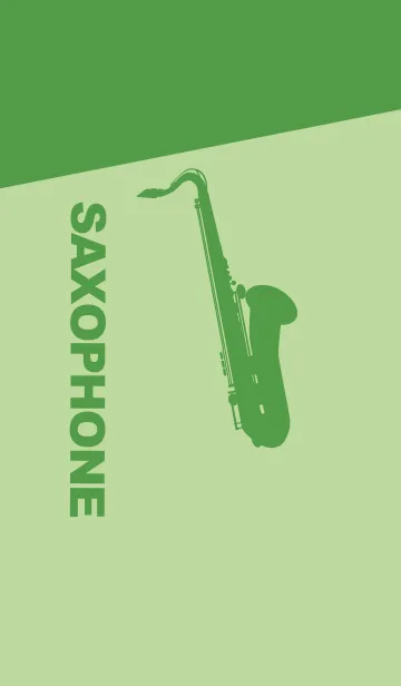 [LINE着せ替え] Saxophone CLR ミストグリーンの画像1