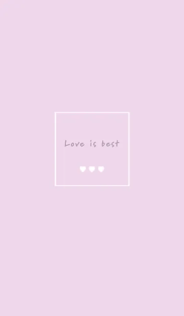 [LINE着せ替え] Love is best♡pinkpurple10_1の画像1