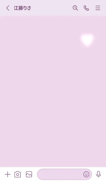 [LINE着せ替え] Love is best♡pinkpurple10_1の画像2