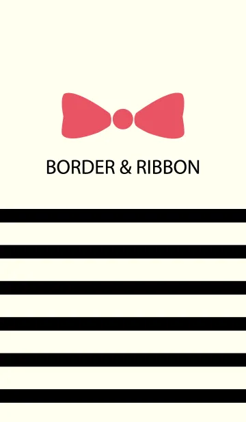 [LINE着せ替え] Black Border & Pink Ribbon 10の画像1