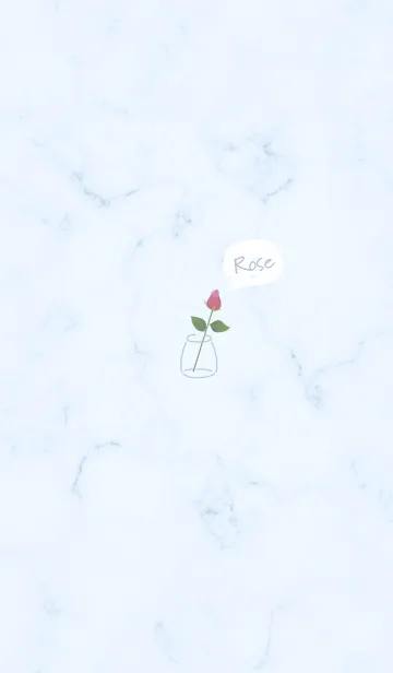 [LINE着せ替え] simple rose♡blue14_1の画像1