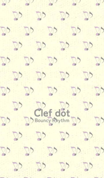 [LINE着せ替え] Clef dot ペールライラックの画像1