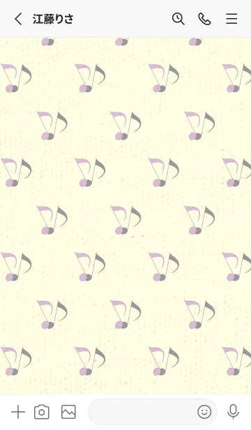 [LINE着せ替え] Clef dot ペールライラックの画像2