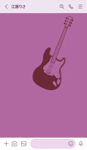 [LINE着せ替え] ELECTRIC GUITAR CLR モーベットの画像2