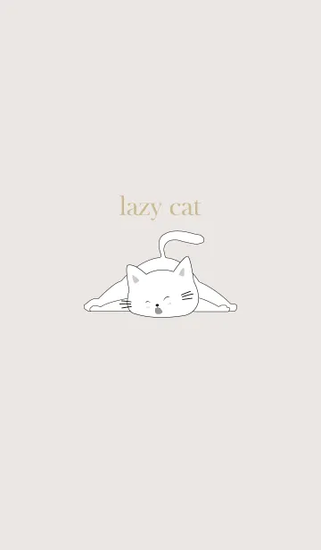 [LINE着せ替え] lazy cat..5の画像1