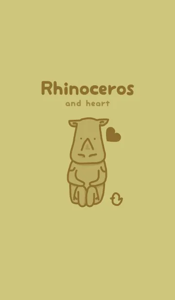 [LINE着せ替え] サイとハート コロニアルイエローの画像1