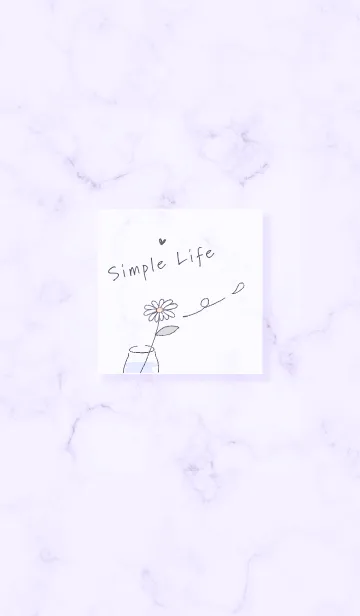 [LINE着せ替え] simple life♡purple11_1の画像1