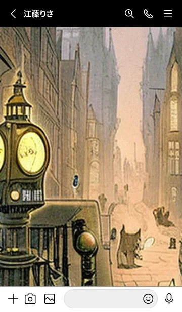 [LINE着せ替え] 猫紳士街#EW32。の画像2