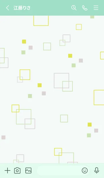 [LINE着せ替え] ポップな四角28の画像2