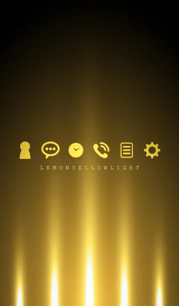 [LINE着せ替え] LEMON YELLOW LIGHT 2の画像1