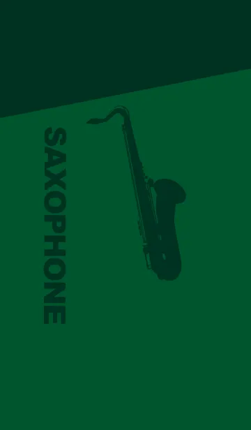 [LINE着せ替え] Saxophone CLR 深緑の画像1