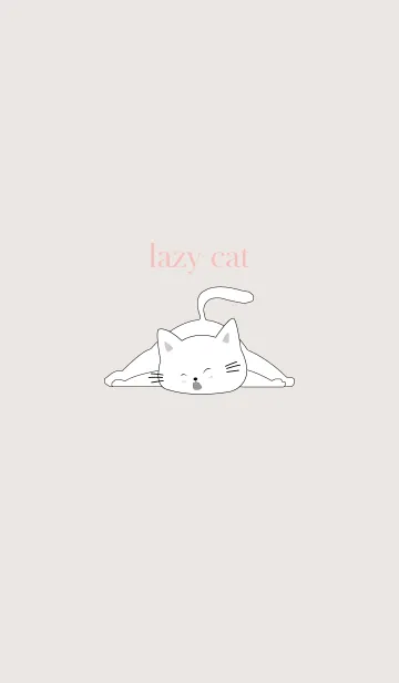 [LINE着せ替え] lazy cat..6の画像1