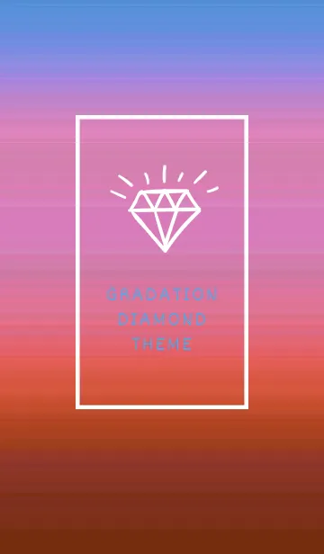 [LINE着せ替え] グラデーション ダイアモンド  247の画像1