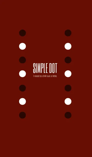 [LINE着せ替え] シンプルドット -5の画像1