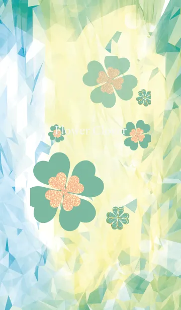 [LINE着せ替え] ミント : 幸運のフラワークローバーの画像1