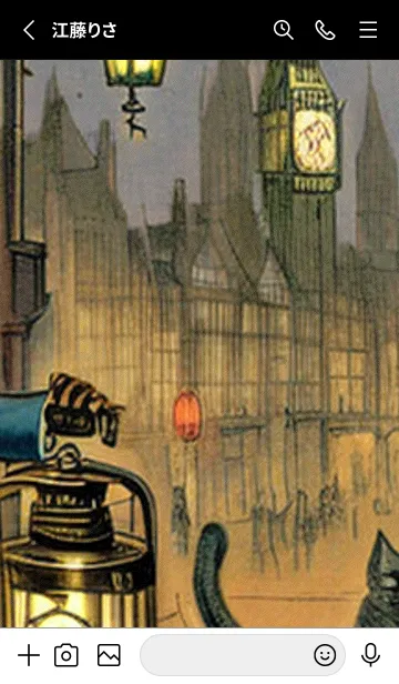 [LINE着せ替え] 猫紳士街#EW314。の画像2