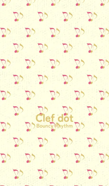 [LINE着せ替え] Clef dot ローズレッドの画像1