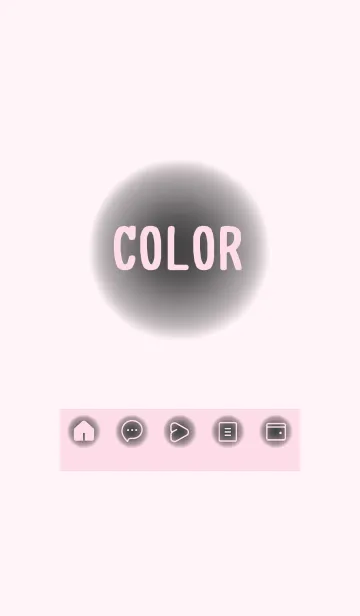 [LINE着せ替え] pink color D26の画像1