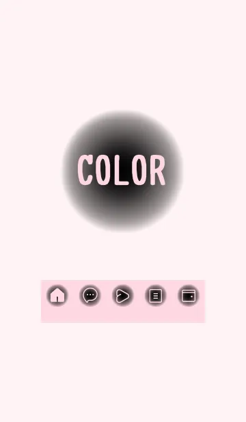 [LINE着せ替え] pink color D28の画像1