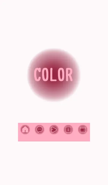[LINE着せ替え] pink color D29の画像1