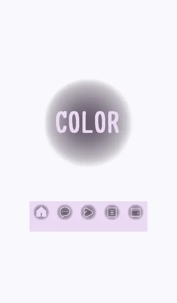 [LINE着せ替え] purple color D27の画像1