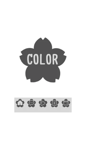 [LINE着せ替え] bw color E28の画像1