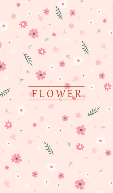 [LINE着せ替え] MANY FLOWERS PINK 107の画像1