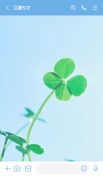 [LINE着せ替え] 四つ葉のクローバー Vintage Lens #13-18の画像2