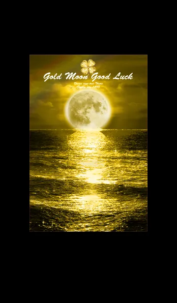[LINE着せ替え] 金運最強に導く ✨Goldの月の光の浄化✨#の画像1