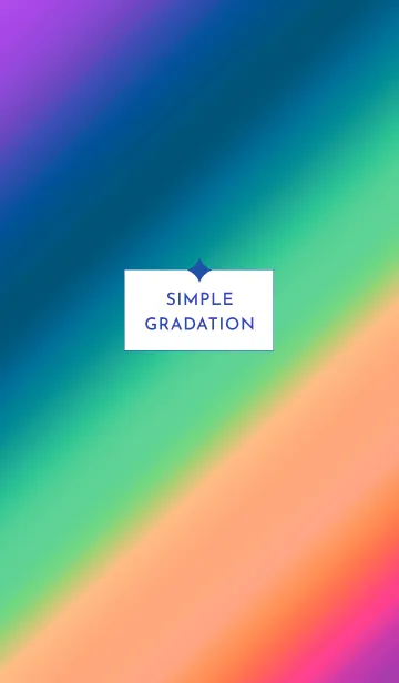 [LINE着せ替え] シンプル スター グラデーション 13の画像1