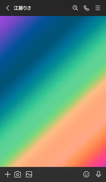 [LINE着せ替え] シンプル スター グラデーション 13の画像2