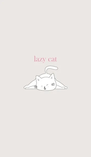 [LINE着せ替え] lazy cat..7の画像1