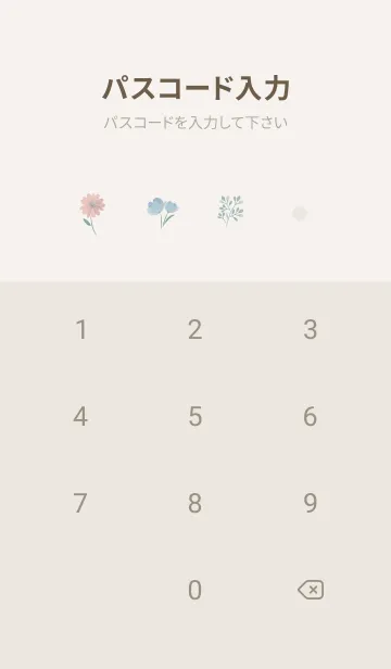 [LINE着せ替え] HANAEMI flower pattern pink1の画像4
