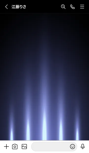 [LINE着せ替え] SLATE BLUE LIGHT 2の画像2