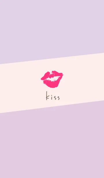 [LINE着せ替え] キス シンプル13の画像1