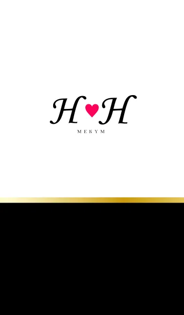 [LINE着せ替え] LOVE INITIAL-H&H イニシャル 2の画像1