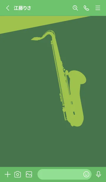 [LINE着せ替え] Saxophone CLR フォーリッジの画像2