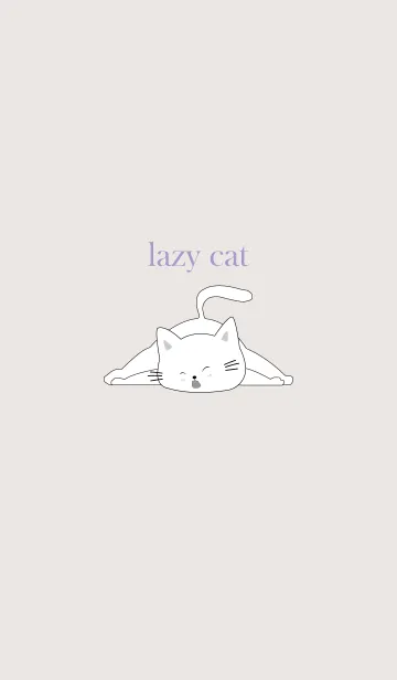 [LINE着せ替え] lazy cat..8の画像1