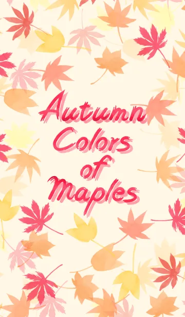 [LINE着せ替え] Autumn Colors of Maplesの画像1