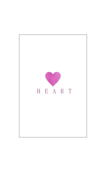 [LINE着せ替え] watercolor purple pink-HEART 37の画像1