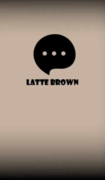 [LINE着せ替え] Latte Brown And Black V.4 (JP)の画像1