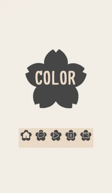 [LINE着せ替え] brown color E27の画像1