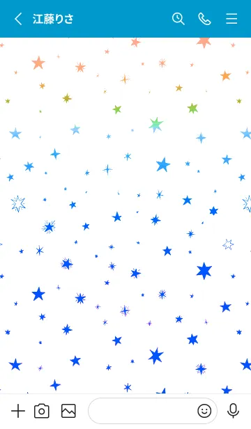 [LINE着せ替え] ミニ スターズ _132の画像2