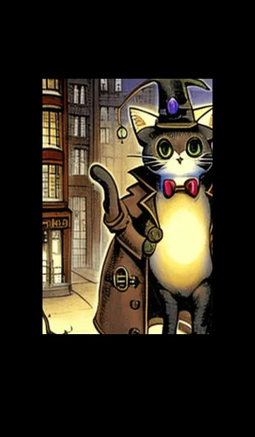 [LINE着せ替え] 猫紳士街#EX131。の画像1